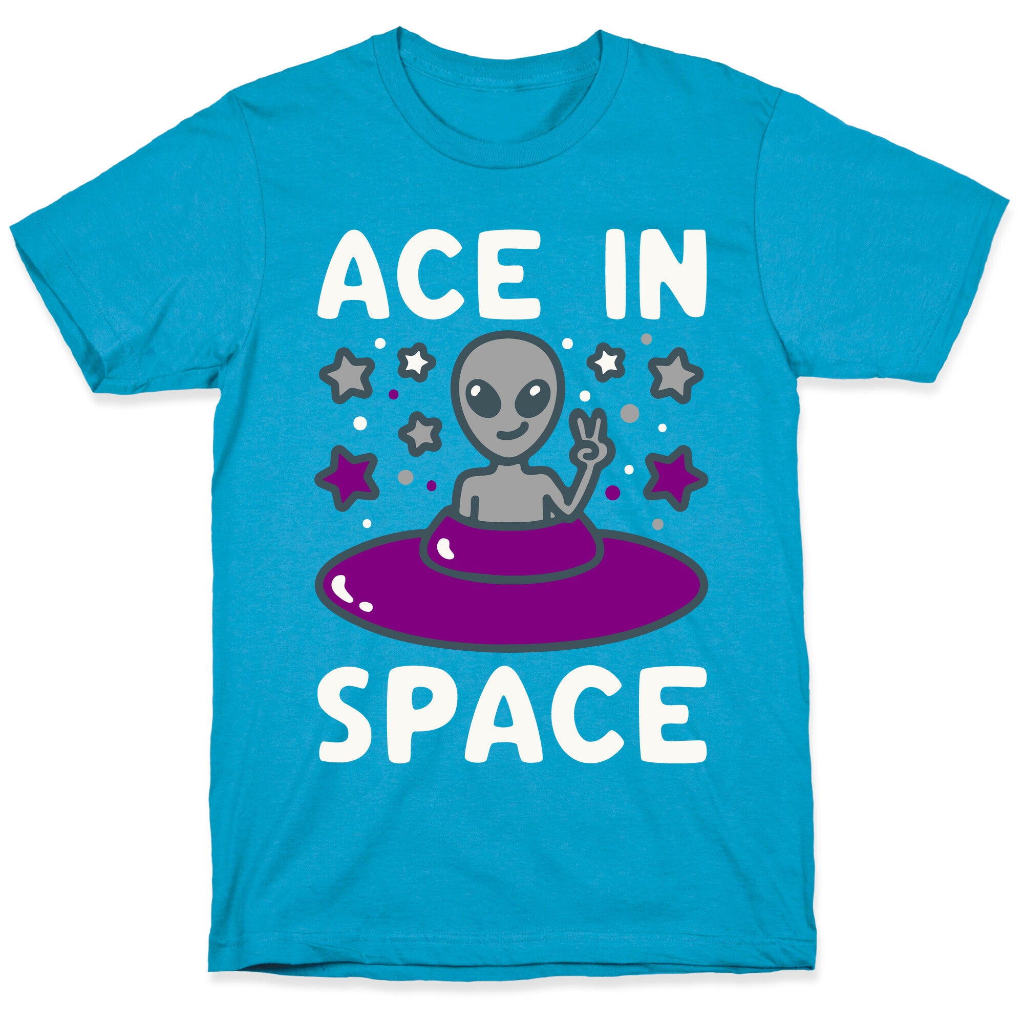 Ace In Space Alien Parody Unisex Triblend Tee